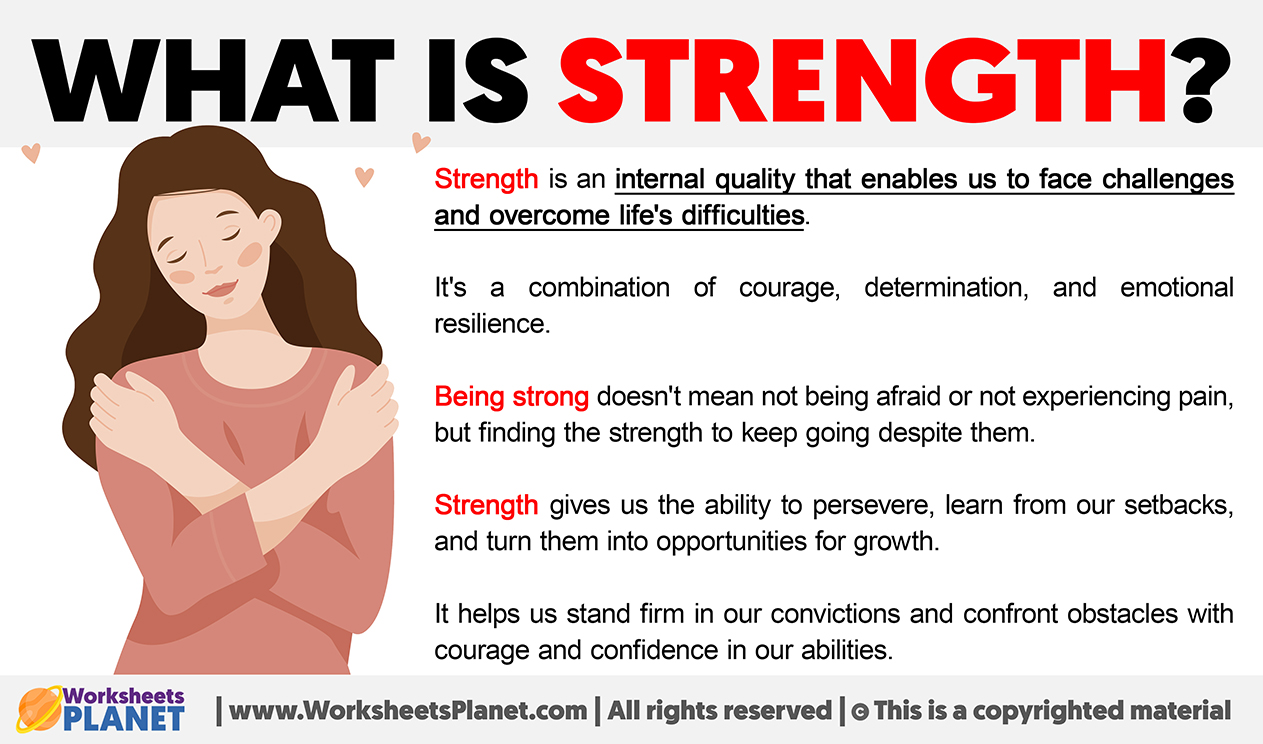 Strength is a fundamental quality that transcends physical ability and encompasses mental, emotional. and even spiritual resilience.